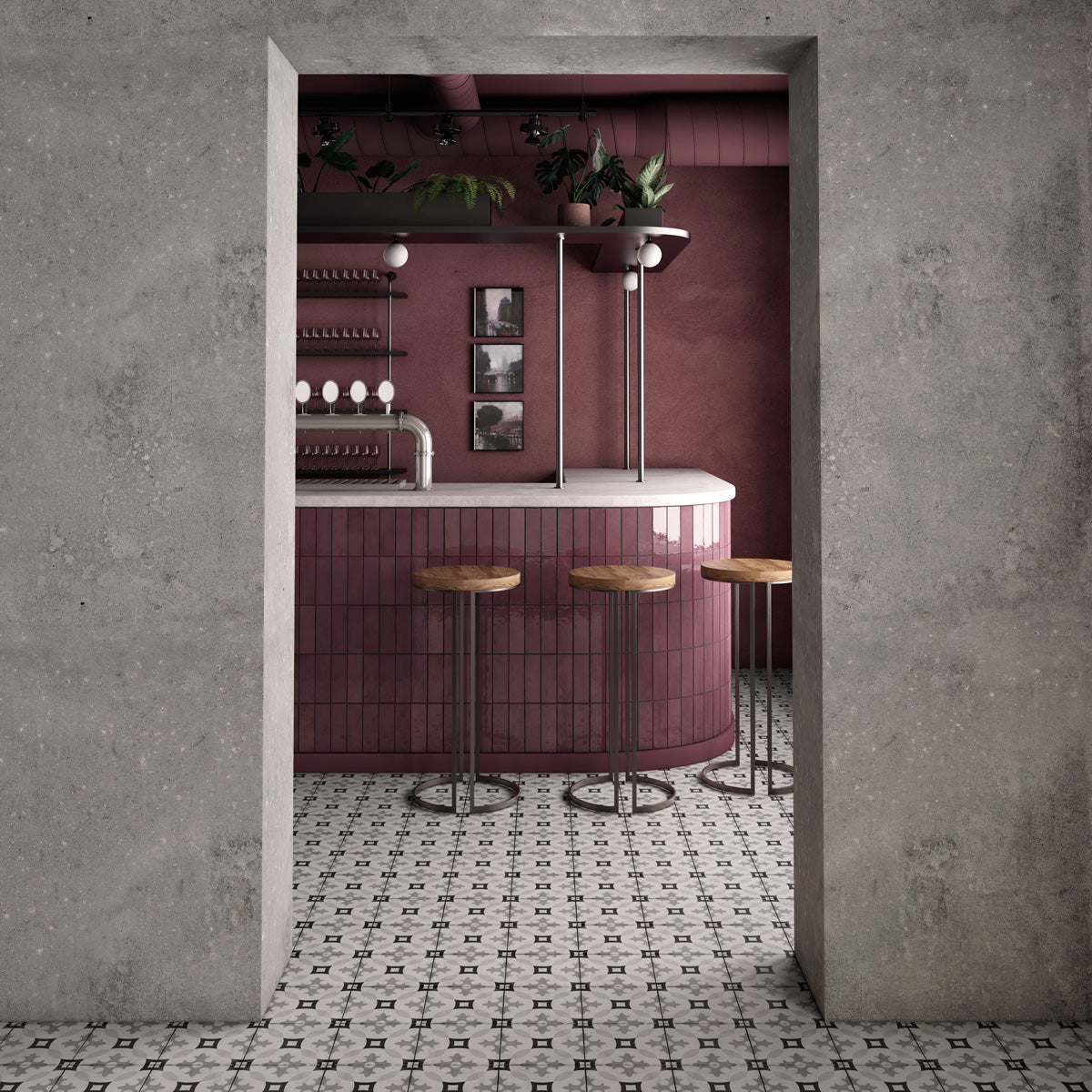 Klinker Art Vienna Grey Matt 20x20