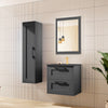 Badrumsspegel 60x68 cm Tenfors Allmoge Antracit