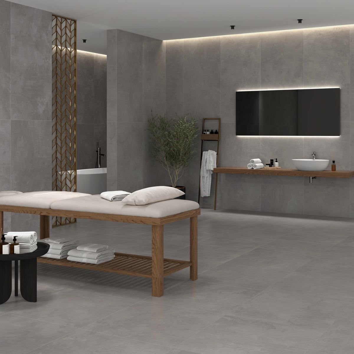 Klinker Elementi Grey Matt 120x120