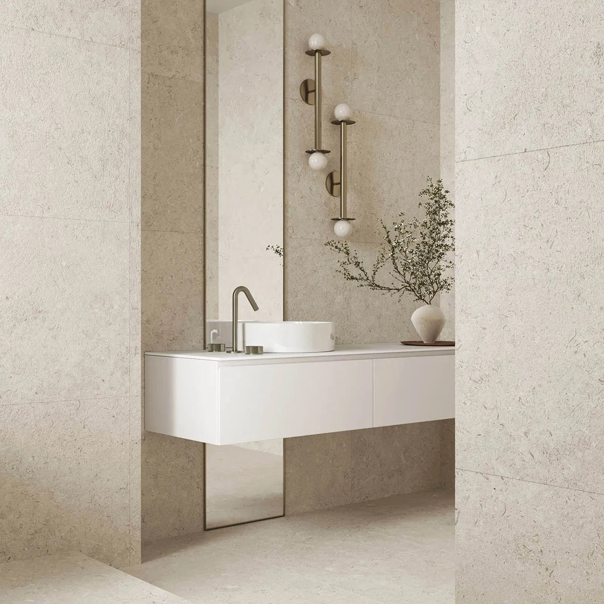 Klinker Kalksten Norr Beige Matt 60x60