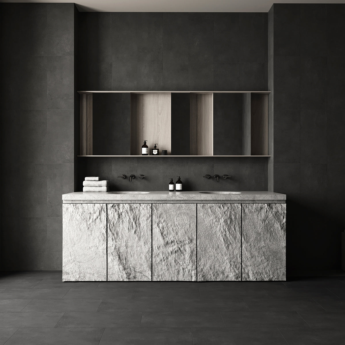 Klinker Concrete Graphite Matt 30x60