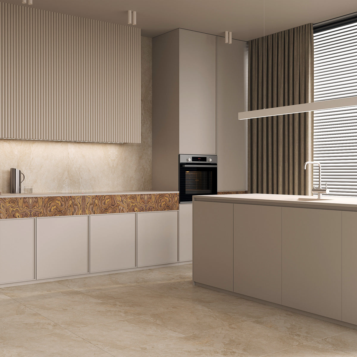 Klinker Marais Beige Marmor Matt 60x60