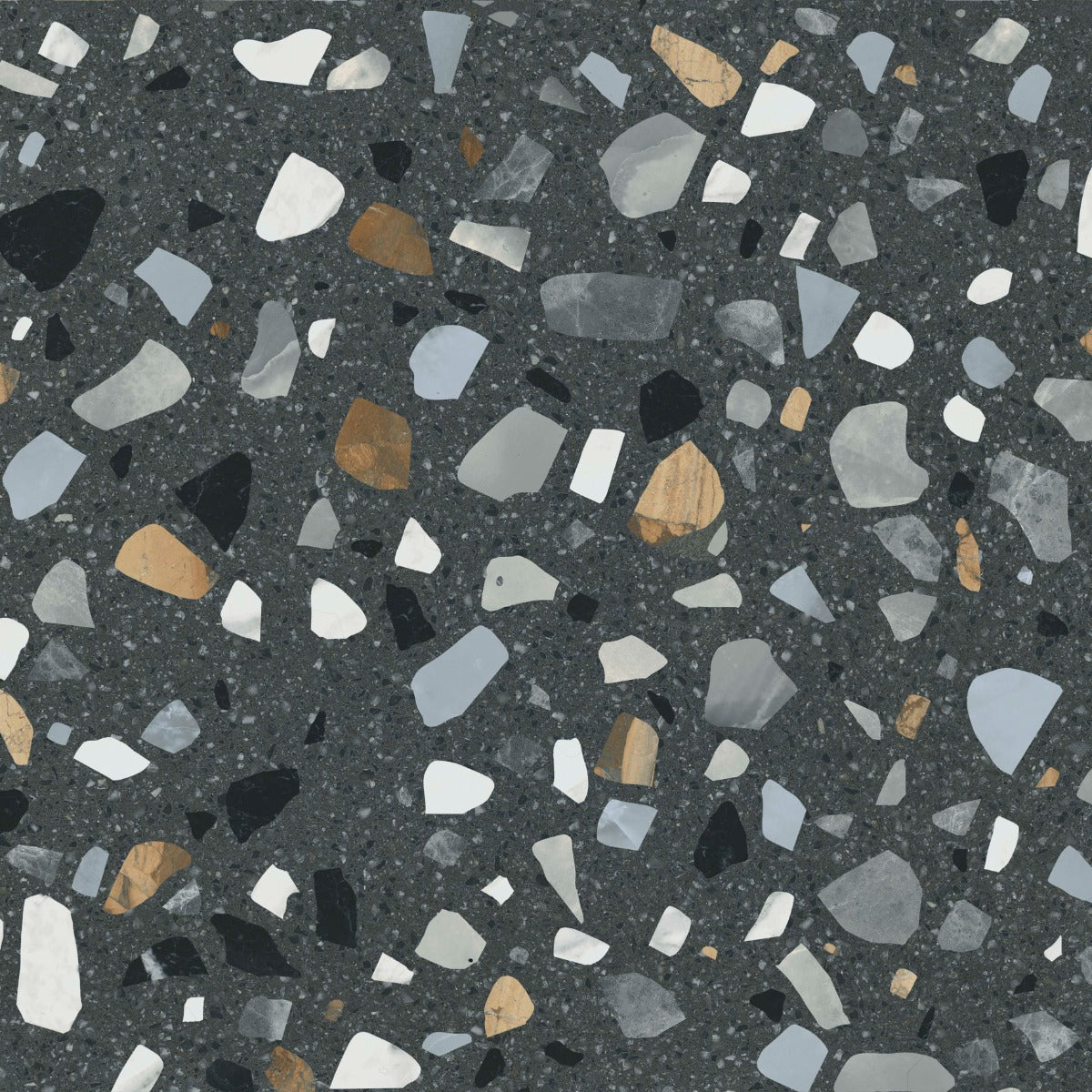 Klinker Terrazzo XL Graphite Matt 60x60