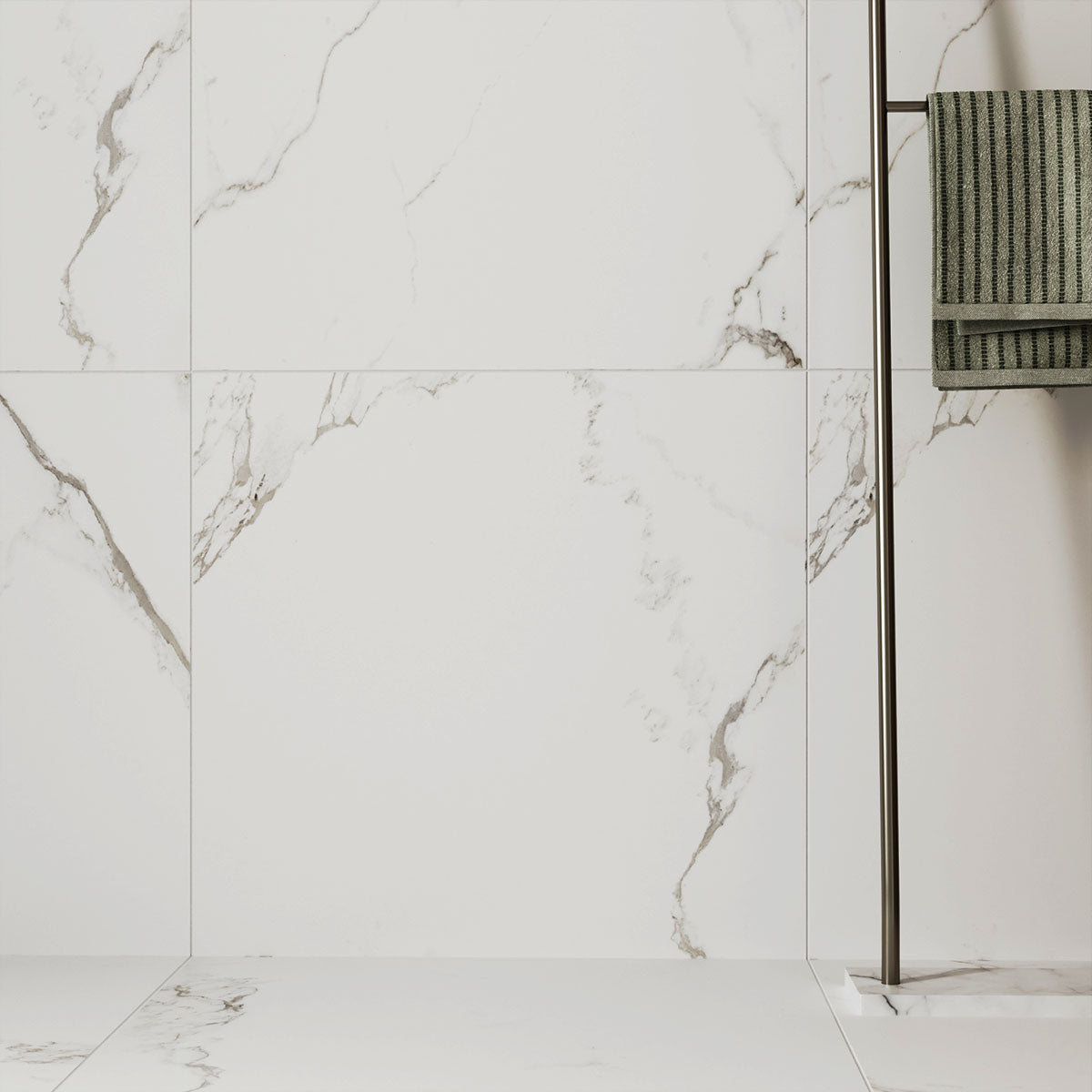 Klinker Carrara Marmor Matt 60x60