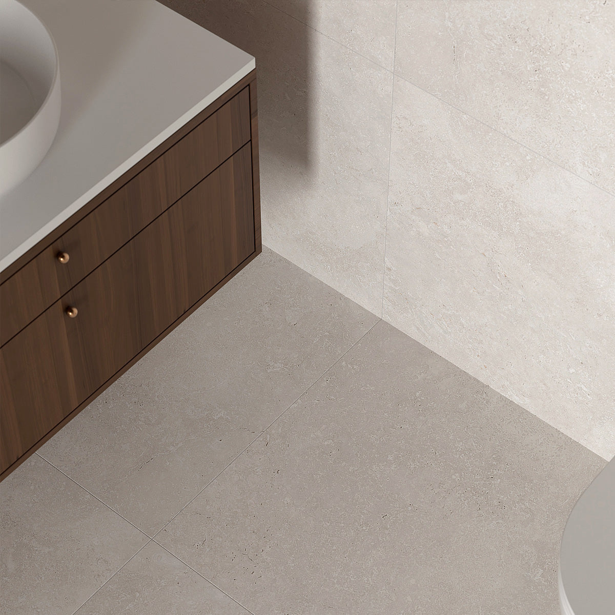 Klinker Roden Blanco Matt 60x60