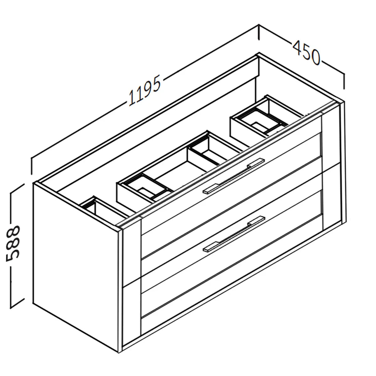 Kommod 120 cm Tenfors Allmoge Salvia