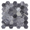 Mosaik Marmor Hexagon Marble Grey swatch