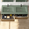 Tvättställ Solid Surface Tenfors Alpin XL 120 cm Salvia