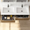 Tvättställ Solid Surface Tenfors Alpin XL 120 cm Vit Matt