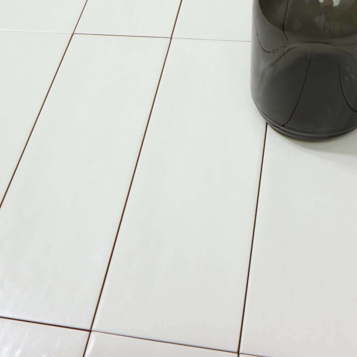 Kakel Rustico Vit Matt 10x30