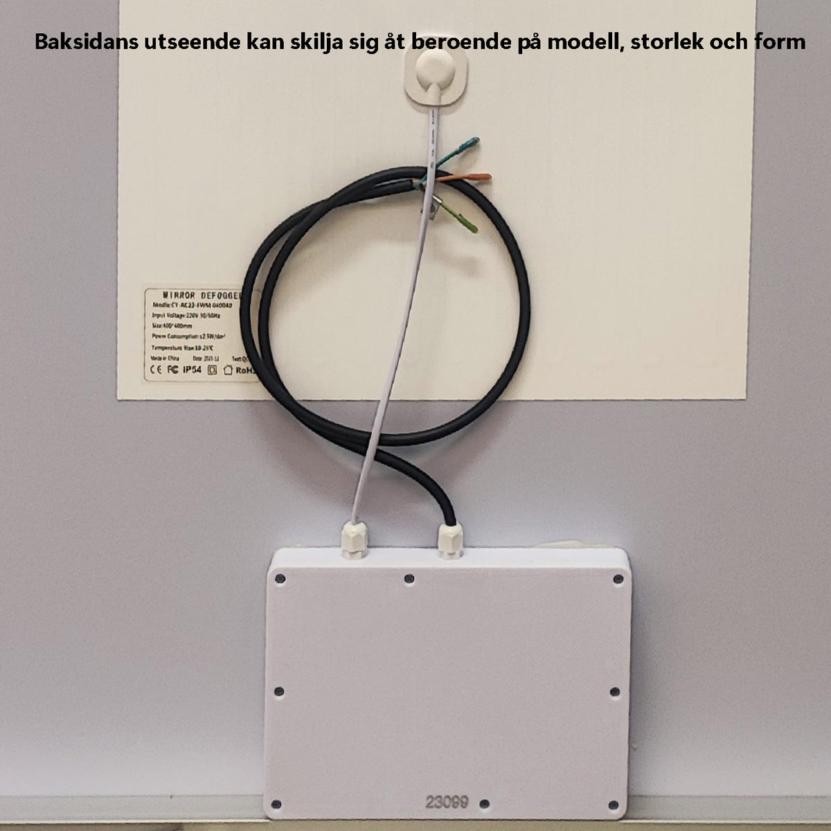 Badrumsspegel Rund Imfri LED 70 cm Tenfors Verona